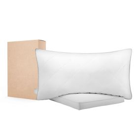 Bed Pillows Cooling Memory Foam Pillow Ventilated With Cooling Gel Infused Memory Foam Heat Reducing Cooling Fiber Breathable Machine Washable