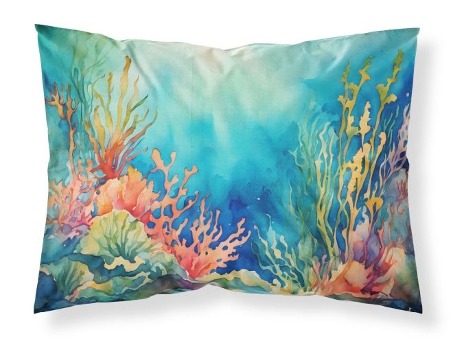 Seaweed Standard Pillowcase Lightweight Super Soft Easy Care Decorative Artwork Pillowcase, Standard