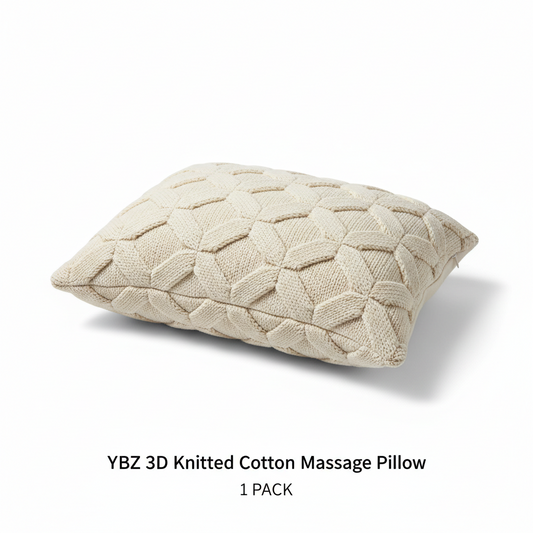 YBZ 3D Knitted Cotton Massage Pillow 1pack