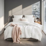All-Season Oversized Solid Plump Duvet - Premium Durable Comforter With Enhanced Warmth. This Thick Winter Quilt Insert Provides Year-round Comfo