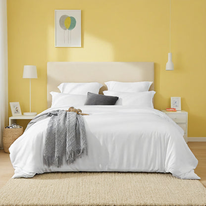 White & Pink Oversized Duvet Cover Set 3-piece Set Includes 1 Duvet Cover & 2 Pillowcases. Made Of Premium Breathable Polyester Fiber, Suitable F