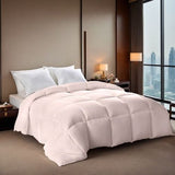 Pink Oversized Plump Thick Duvet - Enhanced Warmth With Skin-friendly Comfort. Perfect For Cozy Bedrooms And Luxury Hotels. Fits Single/double Be