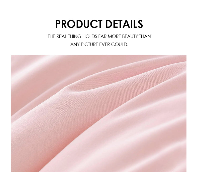 White & Pink Extra Large Duvet Cover Set Includes 1 Duvet Cover & 2 Pillowcases. Made Of Premium Breathable Microfiber With Hotel-grade Minimalis