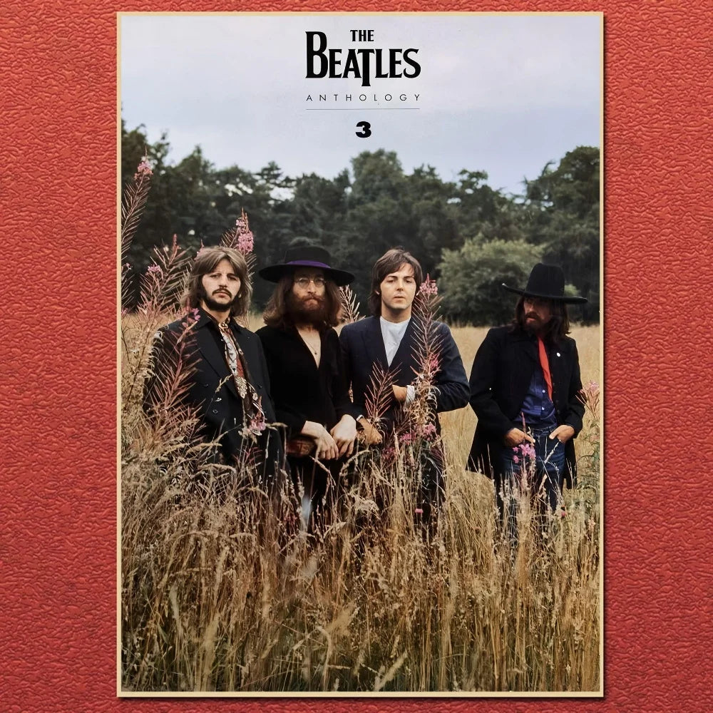 Vintage Famous Rock Band T-he-b-beatles Canvas Poster Fancy Wall Art for Living Room Bar Decoration Wall Decor Gift Poster