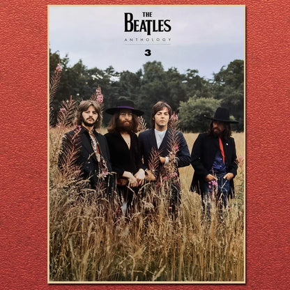 Vintage Famous Rock Band T-he-b-beatles Canvas Poster Fancy Wall Art for Living Room Bar Decoration Wall Decor Gift Poster