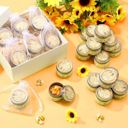 Sets Bee Baby Shower Party Favors Candles Bee Themed Tealight Candles Bulk Lavender Scented Honeycomb Design Gift for Guest Gen