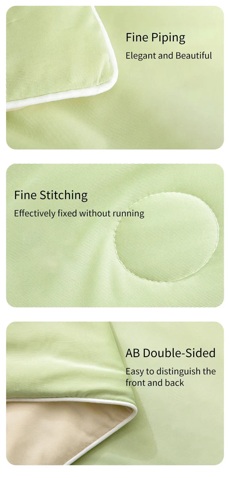 Air Condition Comforter for Summer Pure Color Ice Silk Cooling Blanket Lightweight and Smooth Twin/King Size Cold Quilt
