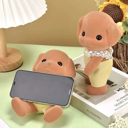 Unofficial 21cm Forests Familys Animal Movable Limbs Figure Phone Stand Holder Ornament Cute Room Desktop Decor Birthday Gift