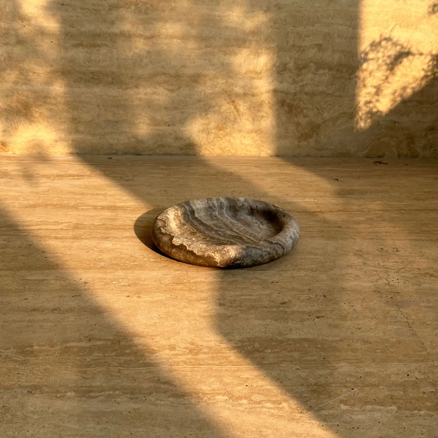 Wabi Sabi Natural Stone Tray Decor Bowl Fruit Plate Jewelry Organizer Living Room Coffee Table