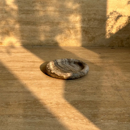 Wabi Sabi Natural Stone Tray Decor Bowl Fruit Plate Jewelry Organizer Living Room Coffee Table
