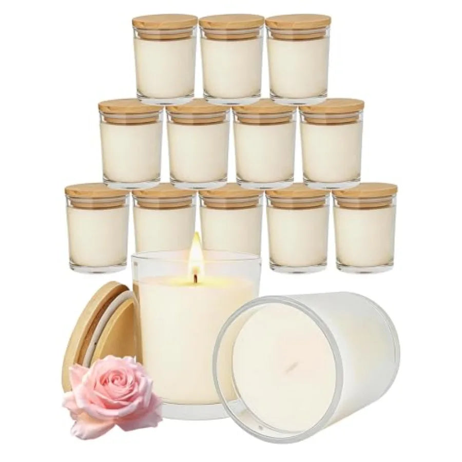12 PCS 6oz Scented Candles Set Pure Soy Wax Aromatherapy Candles Relaxing Home Fragrance Bulk Gift Box for Wedding Party Favors