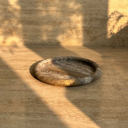Wabi Sabi Natural Stone Tray Decor Bowl Fruit Plate Jewelry Organizer Living Room Coffee Table