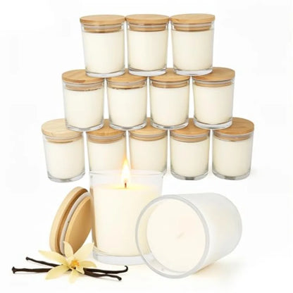 12 PCS 6oz Scented Candles Set Pure Soy Wax Aromatherapy Candles Relaxing Home Fragrance Bulk Gift Box for Wedding Party Favors