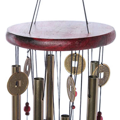 Large Wind Chime Tubes Bells Metal Church Bell Wood Metal For Outdoor Garden Yard Home Decoration Bless A Symbol Of Good Luck