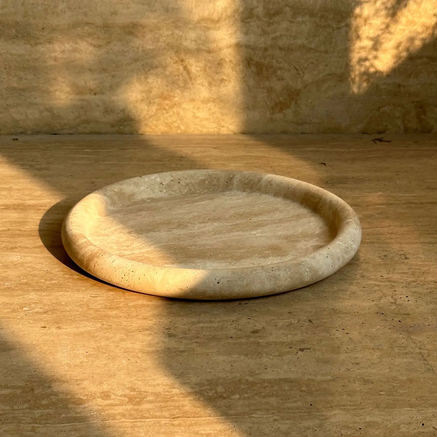 Wabi Sabi Natural Stone Tray Decor Bowl Fruit Plate Jewelry Organizer Living Room Coffee Table