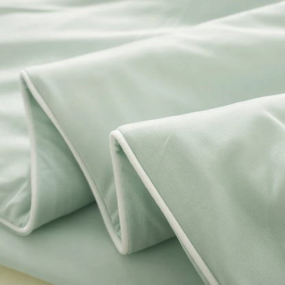 Air Condition Comforter for Summer Pure Color Ice Silk Cooling Blanket Lightweight and Smooth Twin/King Size Cold Quilt