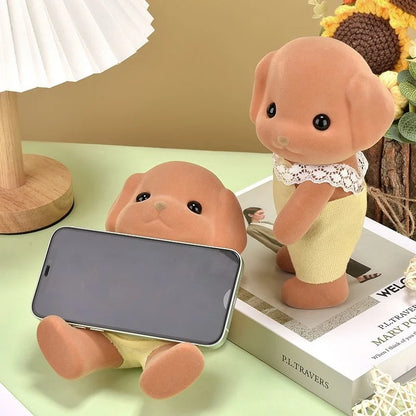 Unofficial 21cm Forests Familys Animal Movable Limbs Figure Phone Stand Holder Ornament Cute Room Desktop Decor Birthday Gift