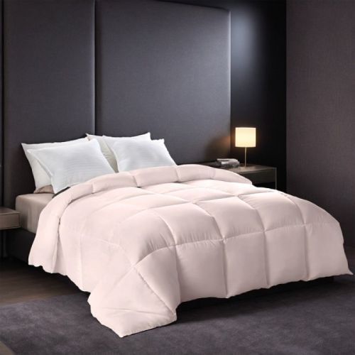 Oversized Plump Thick Duvet - Pink Enhanced Warmth With Skin-friendly Comfort. Perfect For Cozy Bedrooms & Luxury Hotels. Machine Washable. Ideal