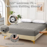 Diamond Grid Ultrasonic Waterproof Mattress Protector, QUEEN