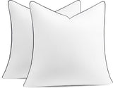puredown 18x18 Pillow Inserts Set of 2, Fluffy Overfilled Down Alternative Decorative Pillows, Soft Plush Throw Pillows for Couch, Sofa