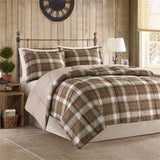 Classic Quilting Soft and Cozy Microfiber Solid Reverse Down Alternative Comforter Set